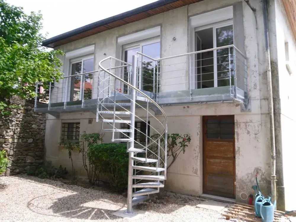 balcon et escalier